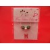 Silver Plated Personalised Letter 'M' Wine Glass Charm